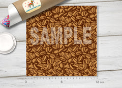 Coffee Beans Patterned Adhesive Vinyl 751