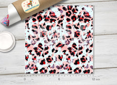 Leopard Print Adhesive Vinyl 1317 - Donkey Craft Vinyl