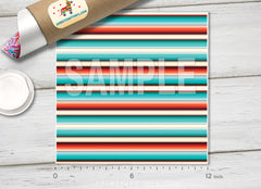 Mexican Serape Stripe Adhesive Vinyl 1482 - Donkey Craft Vinyl