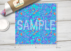 Lilly Inspired MaiTai Floral Pattern Adhesive Vinyl L012