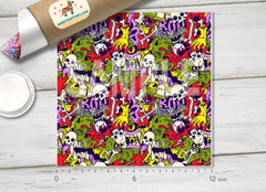 Zombie Patterned Adhesive Vinyl H056