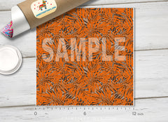 Pumpkin Botanical Patterned HTV H036