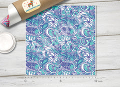 Lilly Inspired Corals Pattern Adhesive Vinyl L022