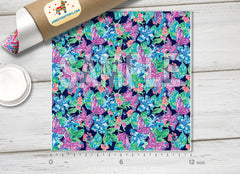 Lilly Inspired Floral Patterned HTV L147