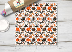 Halloween Pumpkin Patterned HTV H048