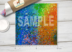 Disco Ball Printed HTV-804