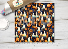 Halloween Pumpkin Patterned HTV H066