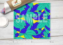 Tropical Foliage Leaves Adhesive Vinyl 1143