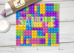 Block Toy Pattern Adhesive Vinyl 983