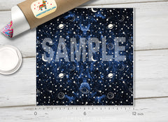 Space Galaxy & Doodle Planets HTV 1497 - Donkey Craft Vinyl