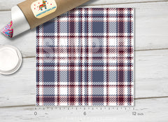 Check Plaid Tartan Patterned HTV 596