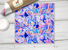 Lilly Inspired  Pattern Adhesive Vinyl L091