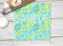 Lilly Inspired  Pattern Adhesive Vinyl L101