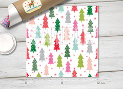 Christmas Patterned Adhesive Vinyl X078