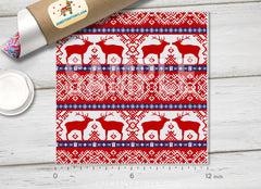 Christmas Patterned Adhesive Vinyl X111 - Donkey Craft Vinyl