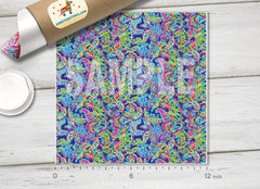 Lilly Inspired Toucan Play Pattern Adhesive Vinyl L040