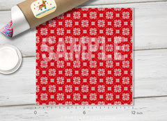 Christmas Patterned Adhesive Vinyl X562