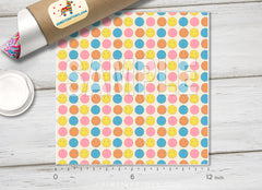 Retro Smiley Face Pattern HTV 1574