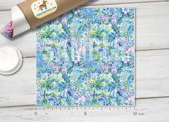 Lilly Inspired Pattern Adhesive Vinyl L112
