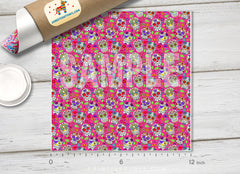Sugar Skull Adhesive Vinyl 1012