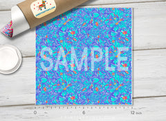 Lilly Inspired MaiTai Floral Pattern Adhesive Vinyl L012