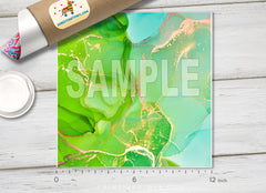 Abstract Alcohol Ink Patterned HTV 1466 - Donkey Craft Vinyl