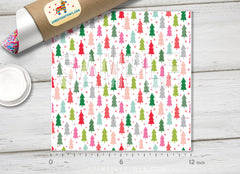 Christmas Patterned Adhesive Vinyl X078