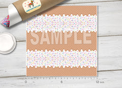 Ice Cream Waffle Cone Adhesive Vinyl 1464 - Donkey Craft Vinyl