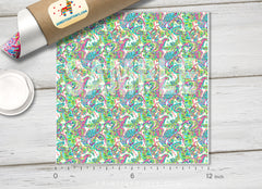 Lilly Inspired  Pattern Adhesive Vinyl L117