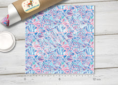 Lilly Inspired Summer Festival Pattern Adhesive Vinyl L030
