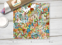 Floral Bohemian Patterned Adhesive Vinyl 908