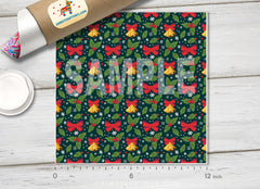 Christmas Tree Patterned Adhesive Vinyl X029