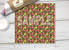 Christmas Patterned Adhesive Vinyl X123 - Donkey Craft Vinyl