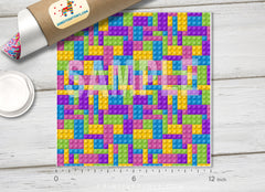 Block Toy Pattern Adhesive Vinyl 983