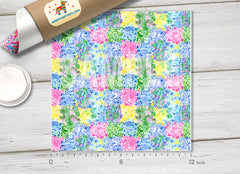 Lilly Inspired Pattern Adhesive Vinyl L116