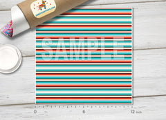 Mexican Serape Stripe Adhesive Vinyl 1482 - Donkey Craft Vinyl