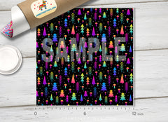 Christmas Patterned Adhesive Vinyl X072 - Donkey Craft Vinyl