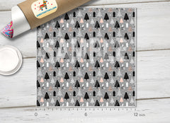 Christmas Tree Patterned Adhesive Vinyl X026