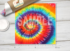 Tie Dye Patterned Adhesive Vinyl 867