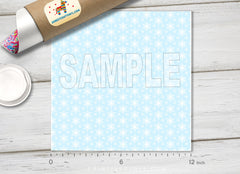 Snowflake Patterned Adhesive Vinyl X010