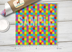 Autism Awareness Pattern Adhesive Vinyl 795