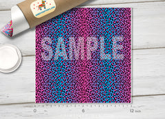 Ombre Leopard Print Pattern Adhesive Vinyl 1564