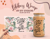 Come Near to God UV DTF Wrap for 16oz Libbey Glass UV110