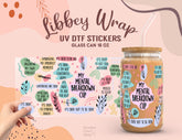 Mental Breakdown Cup UV DTF Wrap for 16oz Libbey UV087