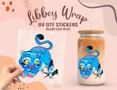 Kpop Demon Hunters Deroy Libbey Glass Wrap | 16oz UV DTF Cup Sticker UV173