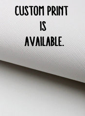 Custom Printed Crosshatch Leather