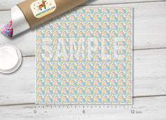 Chrysanthemum Flower Pattern Adhesive Vinyl 684
