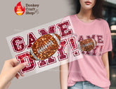 Football Game Day DTF, Ready for Press, Heat Press Transfers DTF364