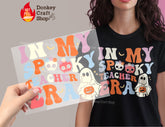 In My Spooky Teacher Era Halloween DTF, Ready for Press, Heat Press Transfers DTF420
