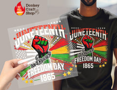 Juneteenth DTF Transfer, Ready to Press DTF563